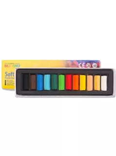   Rövid porpasztell kréta 12 db-os szett, Mungyo Soft Pastel for Artists MPS-12