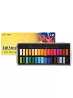   Rövid porpasztell kréta 24 db-os szett, Mungyo oft Pastel for Artists MPS-24