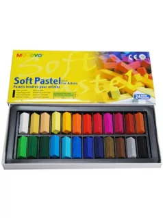   Rövid porpasztell kréta 24 db-os szett, Mungyo oft Pastel for Artists MPS-24