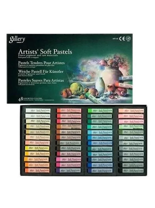 Extrafinom porpasztell kréta 48 db-os szett, Mungyo Gallery Artist' Soft Pastels MPV-48