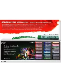   Extrafinom porpasztell kréta 48 db-os szett, Mungyo Gallery Artist' Soft Pastels MPV-48