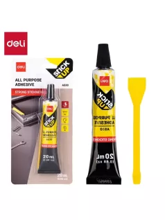 Ragasztó, folyékony univerzális, 20ml, áttetsző, Deli