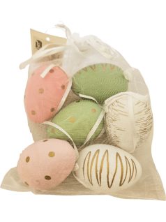 Mintás tojások, 6 db/csomag, 4x6cm-es