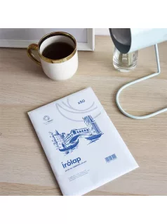 Írólap A/5, famentes, 50 lap/csomag, Bluering
