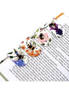 Nektármezők mágneses könyvjelző, 4 db/csomag