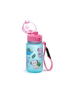 Axolotl kulacs, 350ml, kék-rózsaszín