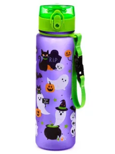 Halloweeni kulacs, 600ml, csőrös, kísérteties