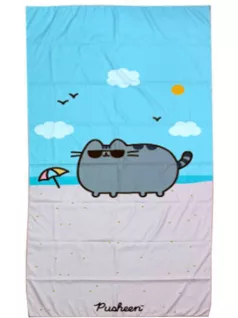Pusheen cicás strandtörölköző, 180x85cm