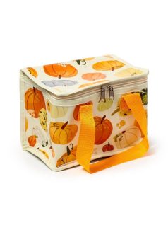   Őszi szüret (tök mintás) uzsonnás táska, hűtőtáska, 20x15x14cm