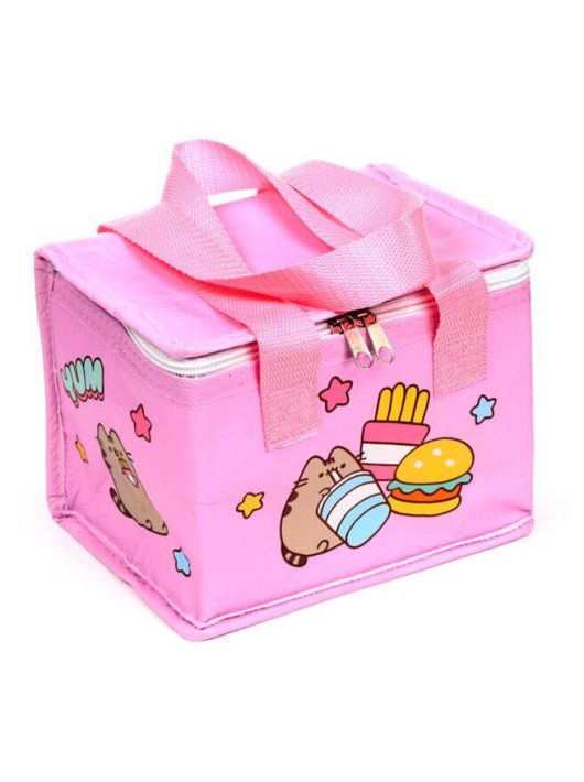 Pusheen cicás uzsonnás táska, hűtőtáska, 20x17x13cm, Ínyenc Pusheen macska