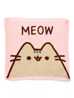   Pusheen cicás kéztörlő, arctörlő, zsugorított törölköző, 28x30 cm, kétféle