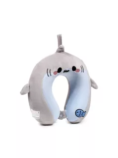   Cápás utazópárna, nyakpárna, memory foam, plüss RELAXEAZZZ, Archie cápa, Édes Állatok - ADORAMALS