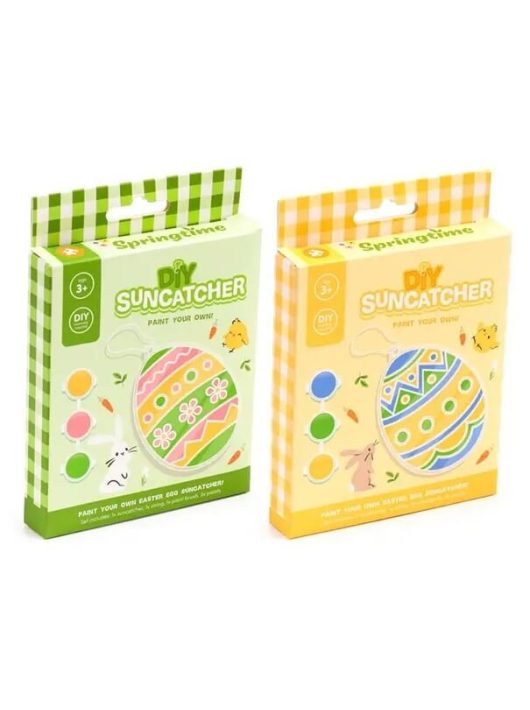 Húsvéti kreatív szett, festhető műanyag függődísz, húsvéti tojás, Springtime