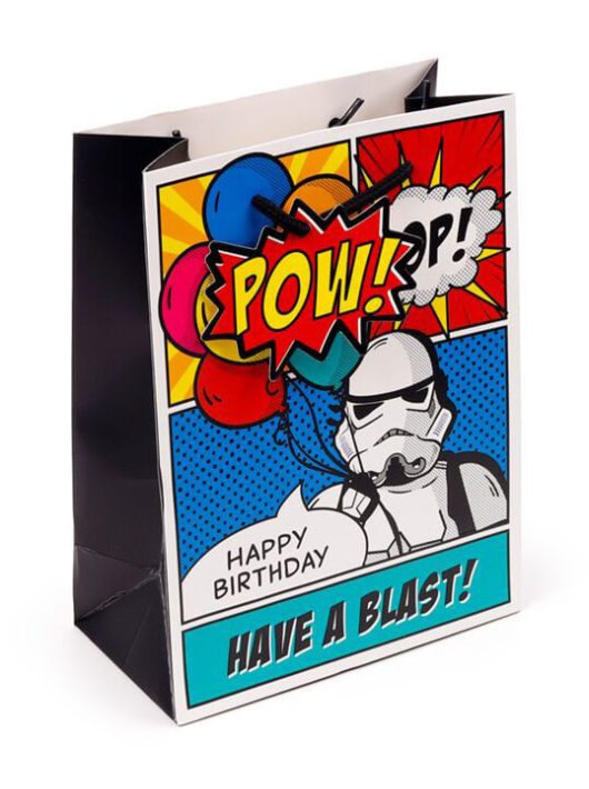 Star Wars ajándéktáska, 23x17x9cm, közepes, Comic, Az eredei Stormtrooper