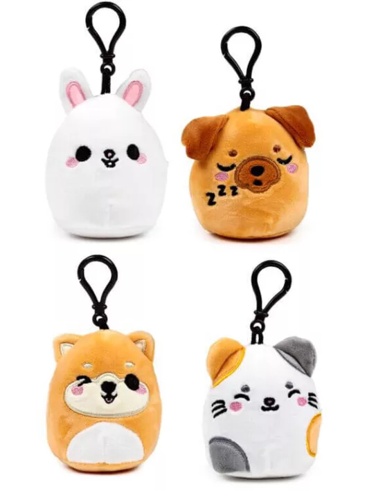 Plüss kulcstartó, Édes állatok - háziállatok, Squidglys, 4 féle