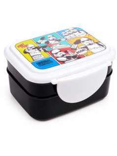   Star Wars ételhordó, uzsonnás doboz szett, evőeszközökkel, Bento, Az Eredeti Stormtrooper