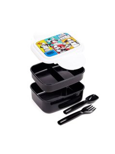   Star Wars ételhordó, uzsonnás doboz szett, evőeszközökkel, Bento, Az Eredeti Stormtrooper