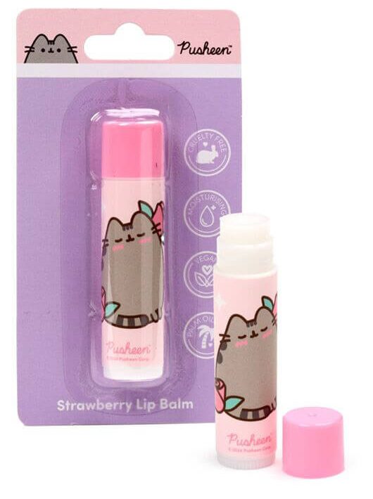 Pusheen cicás ajakbalzsam stick, eper ízű, Pusheen Macska