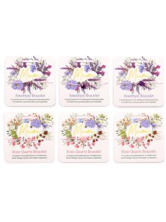   Drágaköves karkötő anyák napjára, Mum, többféle változat