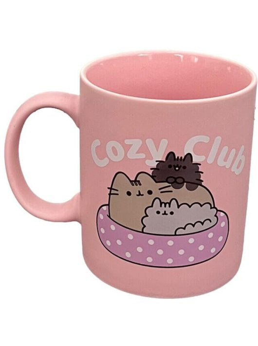 Pusheen cicás bögre, kerámia, 300 ml, Cozy Club