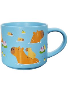 Kapibara bögre, kerámia, 10x9cm, 470ml