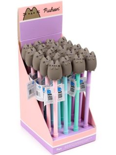   Pusheen cicás zseléstoll, fekete tinta, Pusheen figurával, többféle