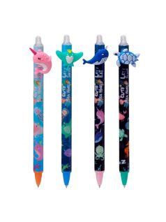   Radírozható zseléstoll, tengeri állatok, többféle változat