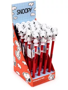 Radírozható zseléstoll, kék, tinta, Snoopy Peanuts