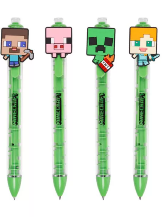 Minecraft golyópályás (labirintus) toll figuradísszel, többféle változat