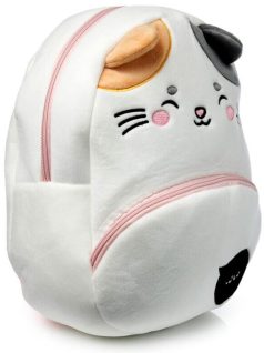 Cicás hátizsák, ovis, 30x24x14cm, plüss, Lola