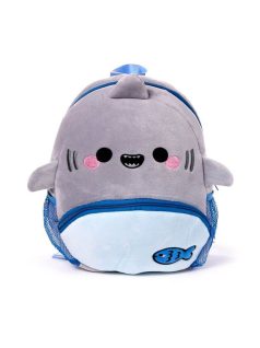 Cápás hátizsák, ovis, 30x25x14cm, plüss, Archie