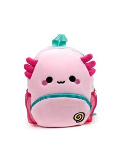 Axolotl hátizsák, ovis, 31x24x9cm, plüss, Maddie