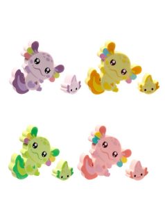 Radír Axolotl, 2 db/csomag, többféle változat
