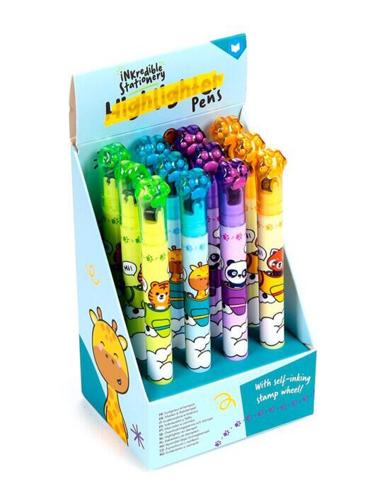 2 az 1-ben szövegkiemelő és gurulós nyomda, Édes Állatok