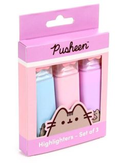   Pusheen cicás szövegkiemelő szett, 3 db/szett, Pusheen macska mancsa