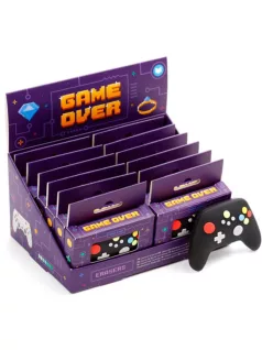 Controller formájú radír gamereknek, Game Over