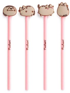   Pusheen cicás ceruza PVC figurával, Pusheen Macska, többféle