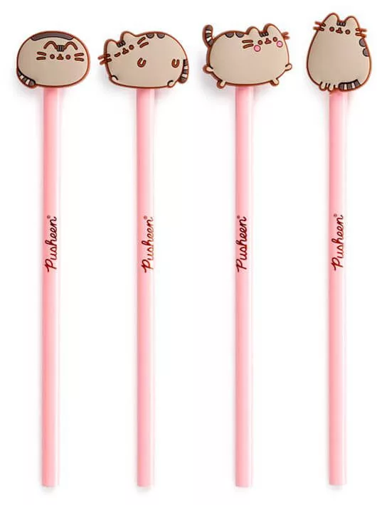 Pusheen cicás ceruza PVC figurával, Pusheen Macska, többféle
