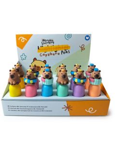 Kapibarás szövegkiemelő figurával, többféle