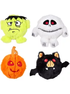   Pattogó plüss labda, halloweeni figurák, kísérteties Spooky, többféle
