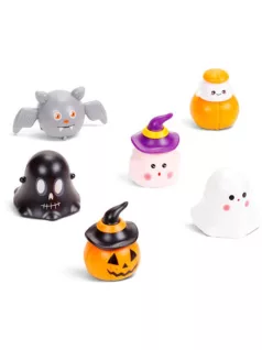   Halloweeni zsákbamacska felhúzhatós játék, kísérteties Spooky, 6 féle változat