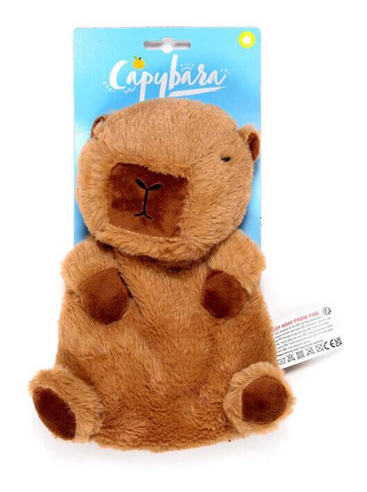 Mikrózható plüss figura, kapibara, 25x18x8cm
