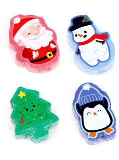   Karácsonyi fürdőbomba, karácsonyi csapat, többféle illatban, 1 db