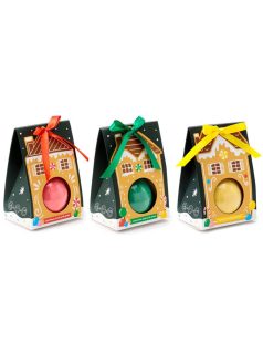   Karácsonyi fürdőbomba, mézeskalács házikók, többféle illatban, 1 db