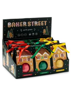   Karácsonyi fürdőbomba, mézeskalács házikók, többféle illatban, 1 db