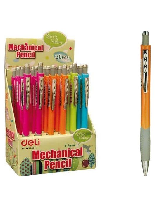 Töltőceruza, mechanikus ceruza 0,7mm Deli, többféle színben