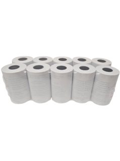 Pénztárgépszalag, hőpapír 57/40, 57 mm széles, 18fm hosszú, cséve 12mm, 10 tekercs/csomag, Bluering