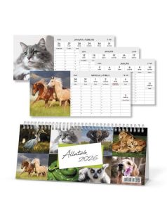 Asztali naptár, Állatok 2026