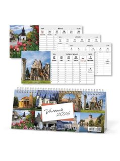 Asztali naptár, Városok 2026
