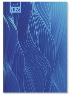 Period Basic határidőnapló, A/5, napi, 2026, Blue